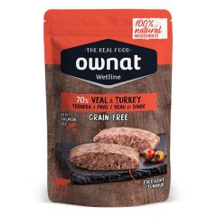 Ownat Wetline Cat Veal & Turkey (Beutel) 12 x 85 gr