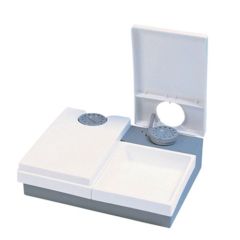 Atomischer Futterspender Cat Mate C20 für Hunde und Katzen (450gr x 2)