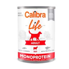 Calibra Dog Life Adult Beef & Carrot (Dosen) 6 x 400 gr