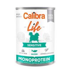 Calibra Dog Life Sensitive Salmon & Rice (Dosen) 6 x 400 gr