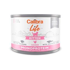 Calibra Cat Life Kitten Chicken (Dosen) 6 x 200 gr