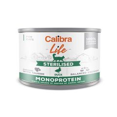 Calibra Cat Life Sterilised Duck (Dosen) 6 x 200 gr