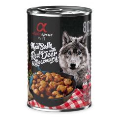 Alpha Spirit Hirschfleischbällchen mit Rosmarin 400 g x 6