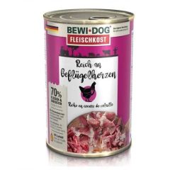 Bewi Dog Rich in Poultry Hearts (Dosen) 6 x 400 gr