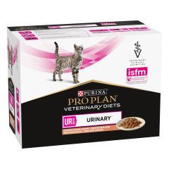 Purina Veterinary Diets Katze UR Urinary Lachs 85 gr x 10 (Beutel)