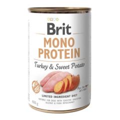 Brit Mono Protein Turkey & Sweet Potato (Dosen) - 6 x 400 gr