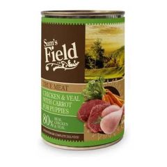 Sam's Field True Meat Chicken & Veal Puppy (Dosen) - 6 x 400 gr