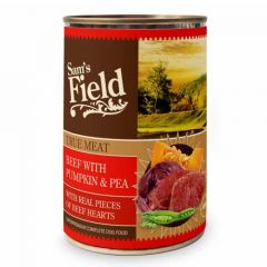 Sam's Field True Meat Beef with Pumpkin & Pea (Dosen) - 6 x 400 gr