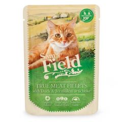 Sam's Field Cat Duck Fillets & Jerusalem Artichoke (Beutel) - 24 x 85 gr