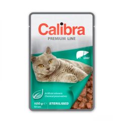 Calibra Cat Sterilised Liver (Beutel) 24 x 100 gr