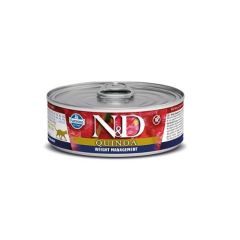Farmina N&D Quinoa Weight Management Lamm Katze (Dosen) 80 gr x 12