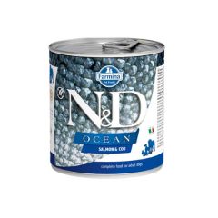 Farmina N&D Ocean Adult Lachs und Kabeljau (Dosen) 285 gr x 6