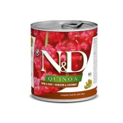 Farmina N&D Quinoa Skin Coat Venison (Dosen) 285 gr x 6