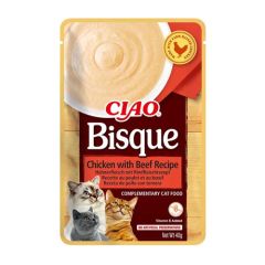 Churu Cat Bisque Chicken with Beef - 12 x 40 gr (Lieferung 3 - 5 Tages)