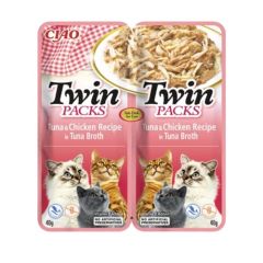 Churu Cat Twin Tuna & Chicken in Tuna Broth - 12 x 80 gr (Lieferung 3 - 5 Tages)