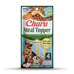 Churu Dog Meal Topper Chicken & Cheese - 12 x 56 gr (Lieferung 3 - 5 Tages)