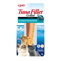 Churu Cat Tuna Fillet in Squid Broth - 12 x 15 gr (Lieferung 3 - 5 Tages)