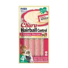 Churu Cat Hairball Receta de Chicken - 12 x 56 gr (Lieferung 3 - 5 Tages)