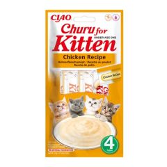 Churu Cat Kitten Receta de Chicken - 12 x 56 gr 