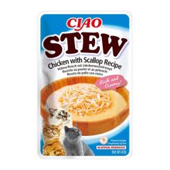 Churu Cat Chicken Stew with Scallop - 12 x 40 gr (Lieferung 3 - 5 Tages)