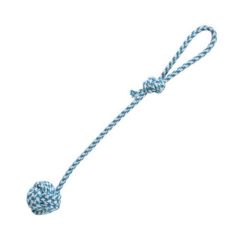 Ball mit Griff doppelter Knoten blau Arquivet