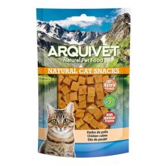 Snack Katzen - Hühnercubes - 50 g Arquivet