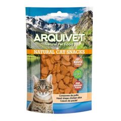 Snack Katzen - Hühnerherzen - 50 g Arquivet