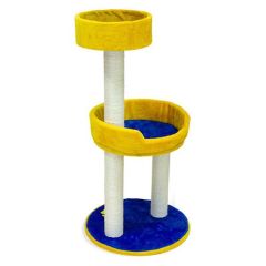 Katzenbaum blau/orange 103 cm Arquivet