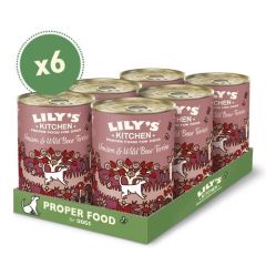 Lily's Kitchen Venison & Wild Boar Terrine Tin 6X400 Gr (Lieferung 3 - 5 Tages)