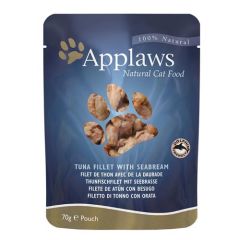 Applaws Cat Beutel Thunfisch und Seebrasse (70 gr x 12)