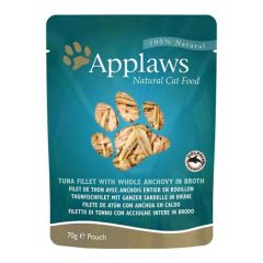 Applaws Cat  Beutel Thunfisch mit ganzen Anchovis (70 gr x 12)