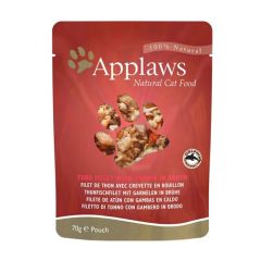 Applaws Cat Beutel Thunfisch und Pazifik-Garnelen (70 gr x 12)