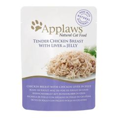 Applaws Cat Pouch Leber und Huhn in Gelee (70 gr x 16)