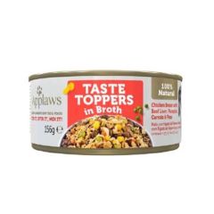 Applaws Dog Taste Toppers in Broth Chicken, Hígado, Beef & Vegetables (Dosen) 156 gr x 12