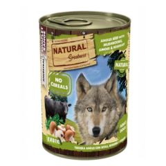 Natural Greatness Dog Angus Kalb mit Pilze, Ingwer und Rosmarin (Dosen) 400 gr x 6