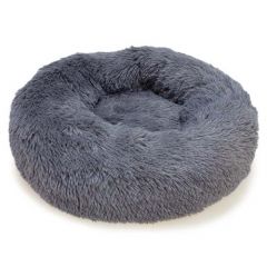 Red para acuario Ferplast - Dunkelgraues weiches rundes Bett