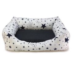 Bett Arquivet schwarze Sterne