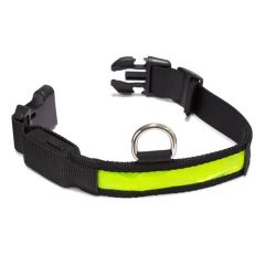 Leuchthalsband LED gelb