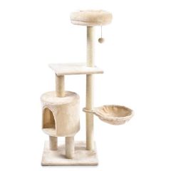 Kratzbaum Katzen Ice mit abnehmbarem Bett