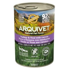 Arquivet Wet Dog Food Adult Turkey & Beef (Dosen)