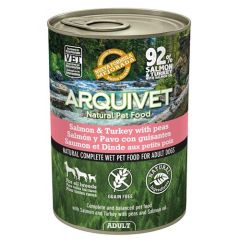 Arquivet Wet Dog Food Adult Salmon & Turkey (Dosen)