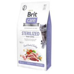 Brit Care Cat Sterilized Weight Control Duck & Turkey