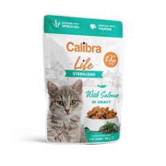 Calibra Cat Life Sterilised Salmon in Gravy (Beutel)