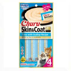 Churu Cat Skin & Coat Tuna With Scallop