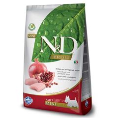Farmina N&D Prime Grain Free Adult Mini Hähnchen und Granatapfel Hund