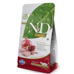 Farmina N&D Prime Grain Free Neutered Hähnchen und Granatapfel Katze