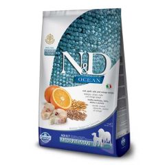 Farmina N&D Ocean Adult Medium-Maxi Kabeljau & Orange Ancestral Grain Hund