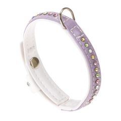 Hundehalsband Ferplast Lux Lila Weiß