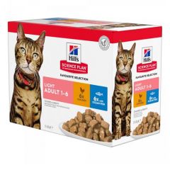 Hill's Feline Adult Light Chicken & Fish (Beutel)
