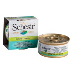 Schesir Katze Thunfisch und Meerbrasse - In Brühe gekocht (Dosen)